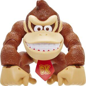 New Super Mario Donkey Kong 6" Deluxe Action Figure 10 Points of articulation Br